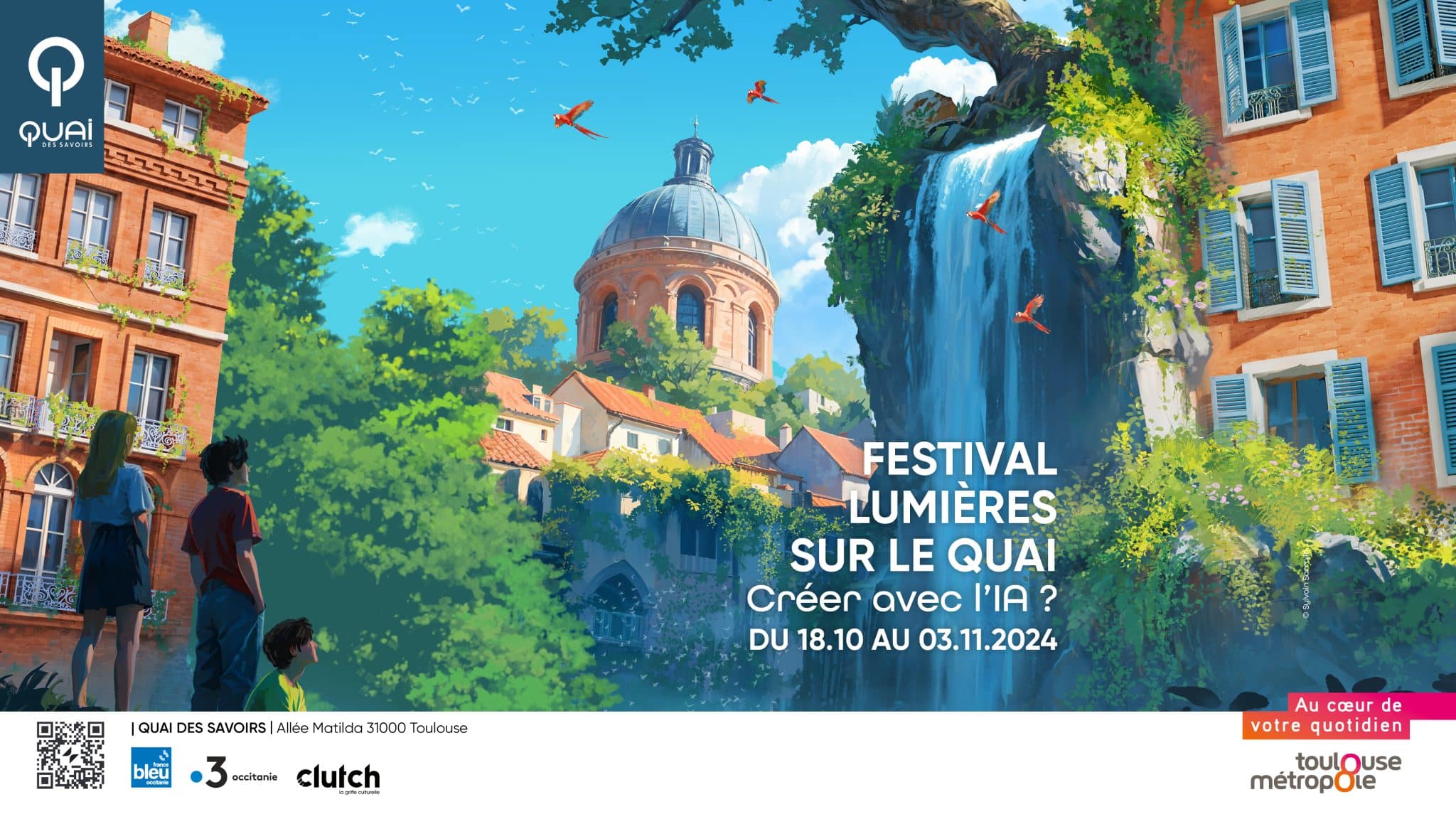 Affiche festival Lumières sur le Quai 2024